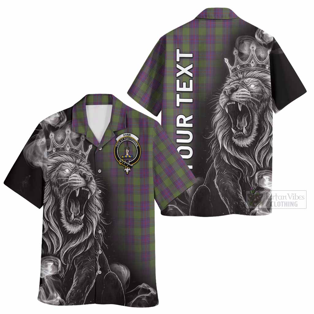 Shaw Tartan Hawaiian Shirt Roaring Lion Heritage