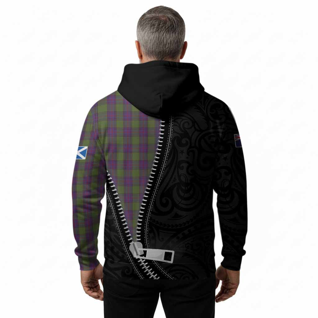 Shaw Tartan Hoodie New Zealand Pattern Unique Zipper Stylized