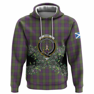 Shaw Tartan Hoodie Thistle Scottish Spirit