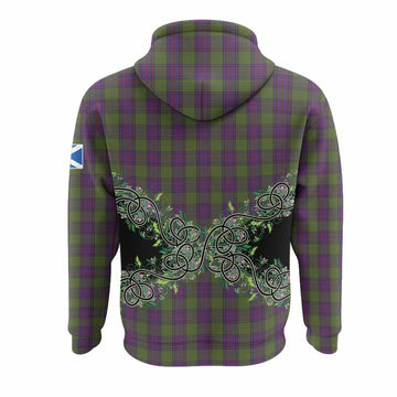 Shaw Tartan Hoodie Thistle Scottish Spirit