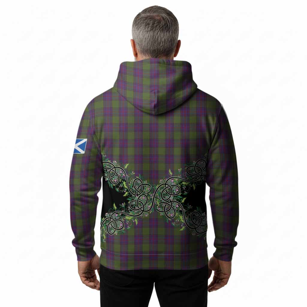 Shaw Tartan Hoodie Thistle Scottish Spirit