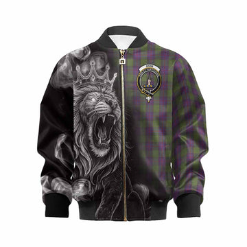Shaw Tartan Kid Bomber Jacket Roaring Lion Heritage