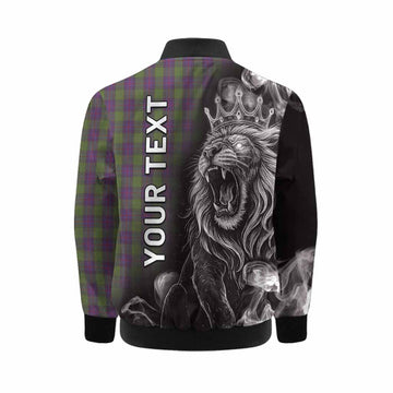 Shaw Tartan Kid Bomber Jacket Roaring Lion Heritage
