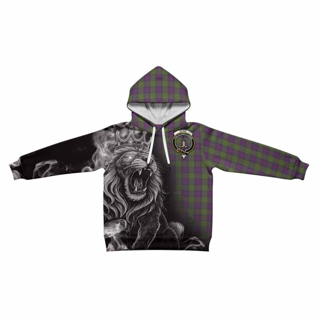 Shaw Tartan Kid Hoodie Roaring Lion Heritage