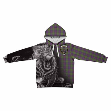 Shaw Tartan Kid Hoodie Roaring Lion Heritage