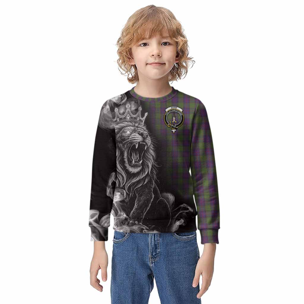 Shaw Tartan Kid Knitted Sweatshirt Roaring Lion Heritage