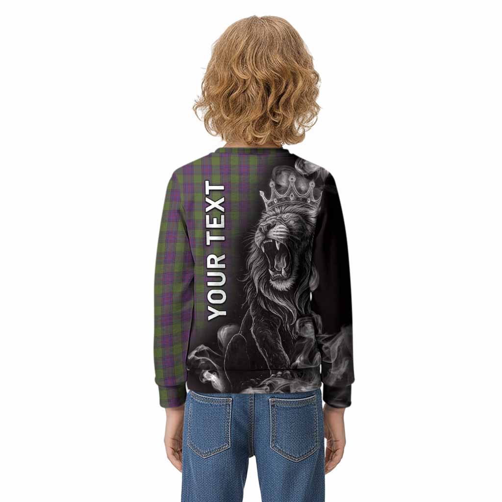 Shaw Tartan Kid Knitted Sweatshirt Roaring Lion Heritage