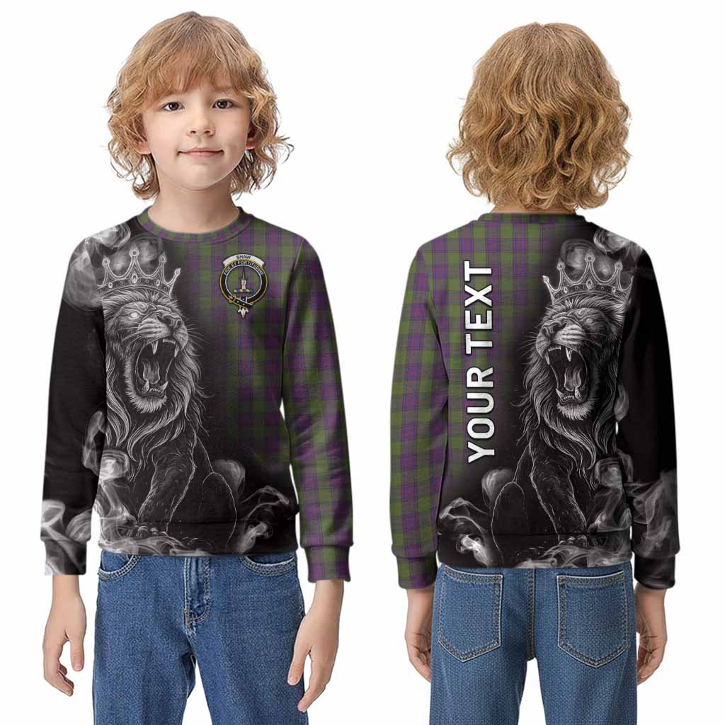 Shaw Tartan Kid Knitted Sweatshirt Roaring Lion Heritage