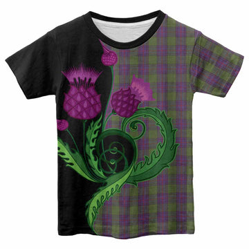 Shaw Tartan Kid T-shirt Traditional Scottish Thistle