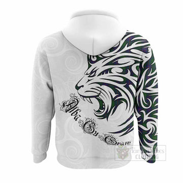 Shaw Tartan Lion Roar Hoodie Alba Gu Brath with Celtic Motifs