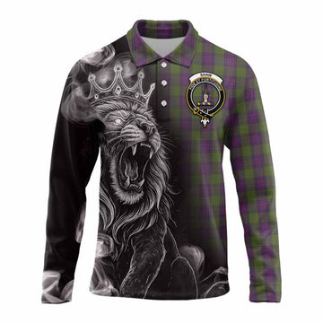 Shaw Tartan Long Sleeve Polo Shirt Roaring Lion Heritage