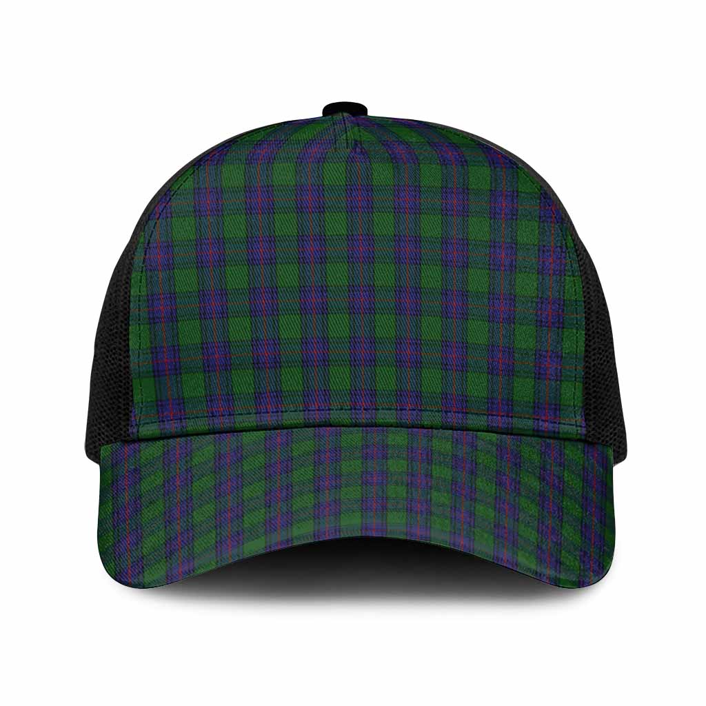 Shaw Tartan Mesh Trucker Cap One Size (Adjustable) Black - Tartan Vibes Clothing