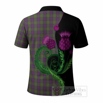 Shaw Tartan Polo Shirt Traditional Scottish Thistle