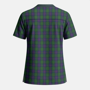 Shaw Tartan Scrub Top - Tartan Vibes Clothing
