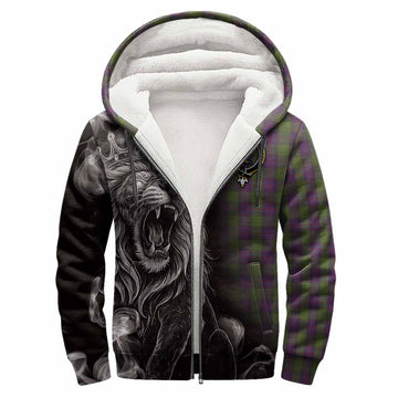 Shaw Tartan Sherpa Hoodie Roaring Lion Heritage