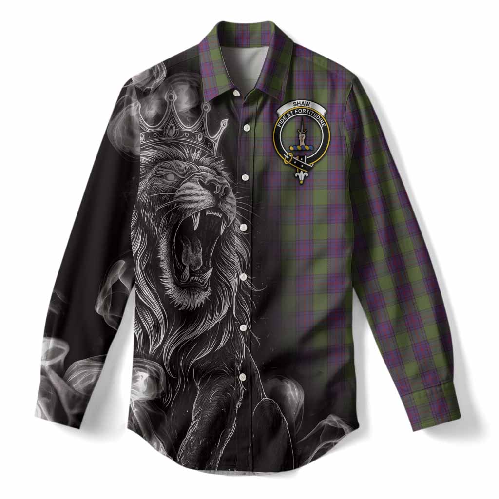 Shaw Tartan Women Casual Shirt Roaring Lion Heritage