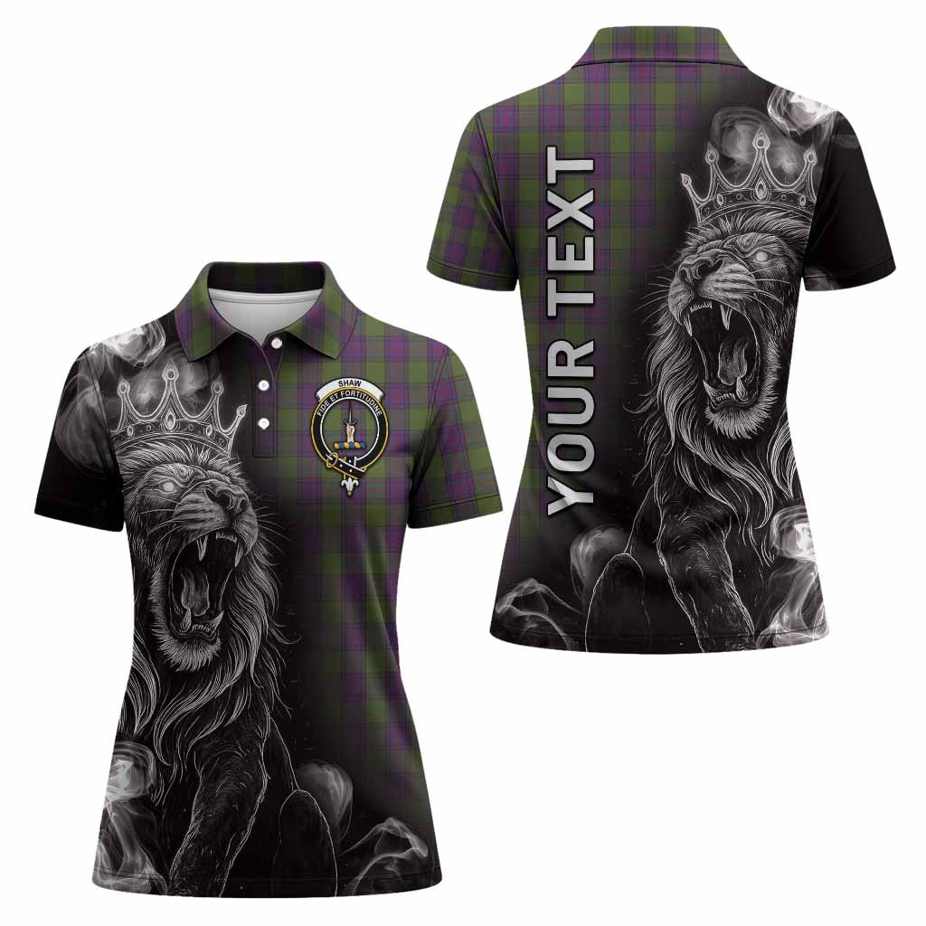 Shaw Tartan Women Polo Shirt Roaring Lion Heritage