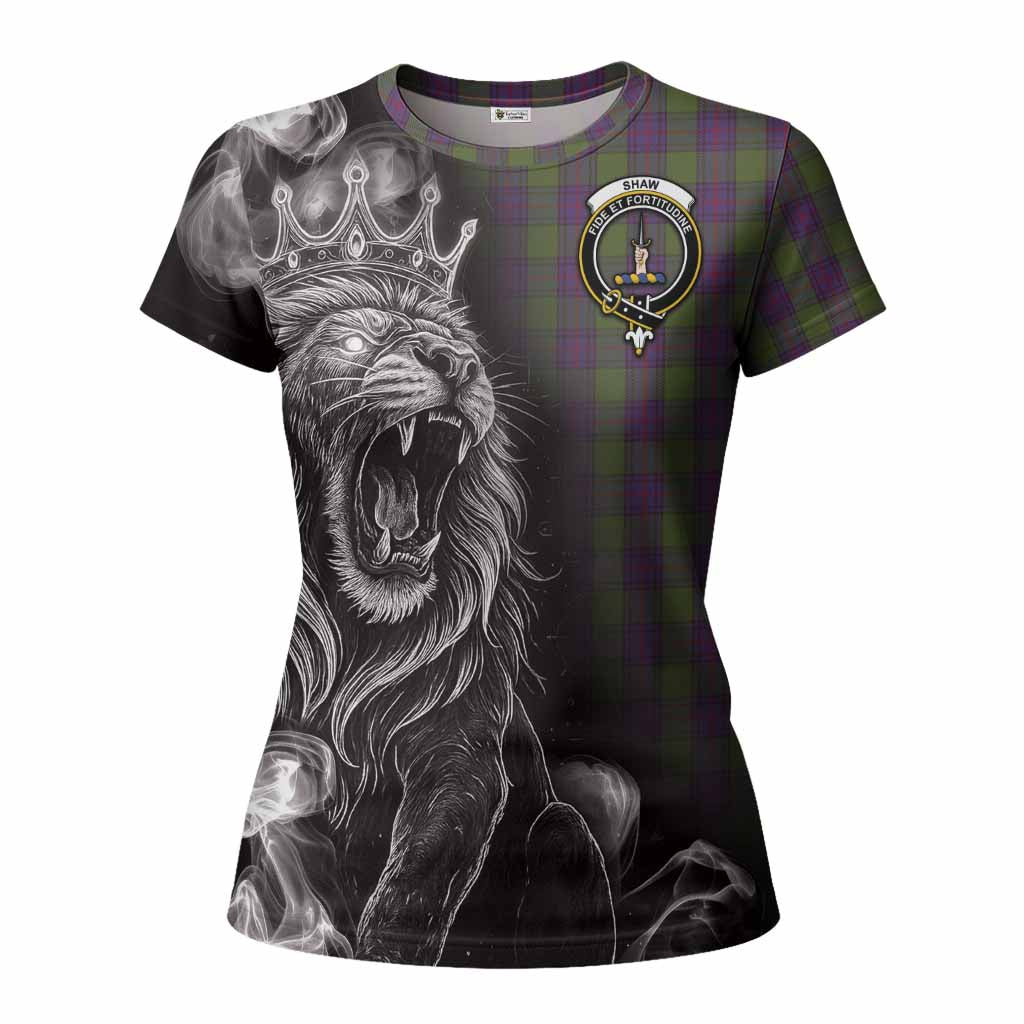 Shaw Tartan Women T shirt Roaring Lion Heritage
