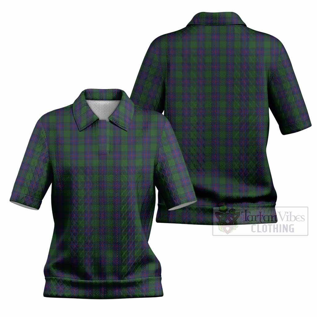 Shaw Tartan Women’s Polo Sweater Top
