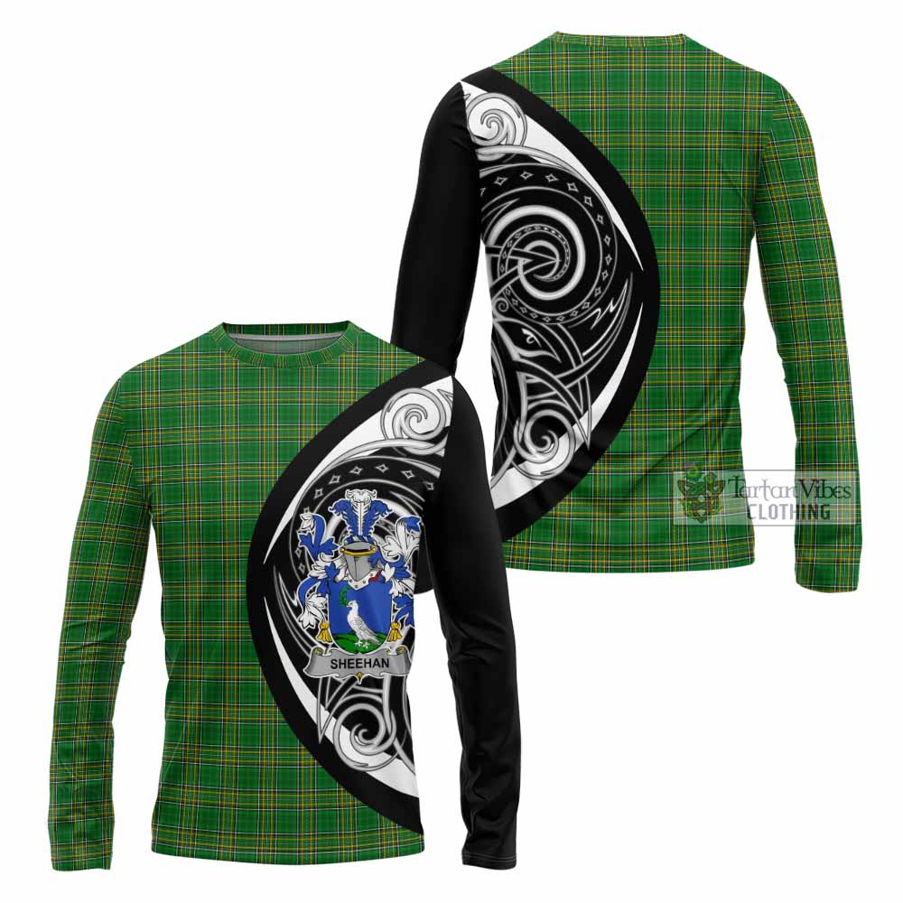 Sheehan Irish Clan Long Sleeve T-Shirt Celtic Circle Style - Tartan Vibes Clothing