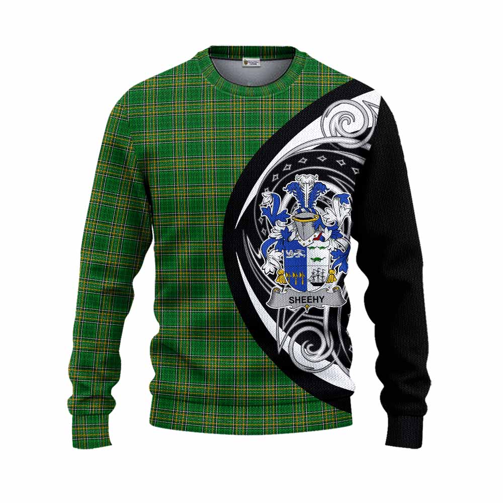 Tartan Vibes Clothing Sheehy Irish Clan Knitted Sweater Celtic Circle Style