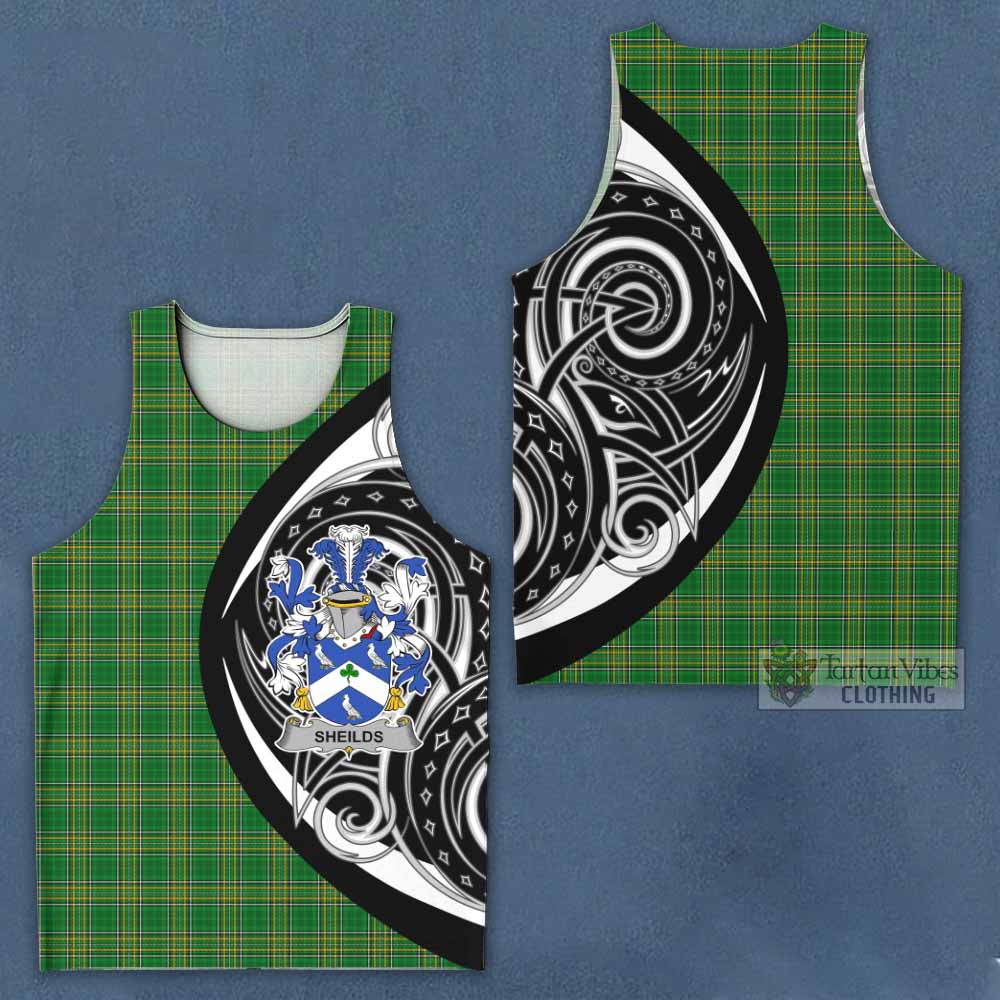 Sheilds Irish Clan Men's Tank Top Celtic Circle Style - Tartan Vibes Clothing
