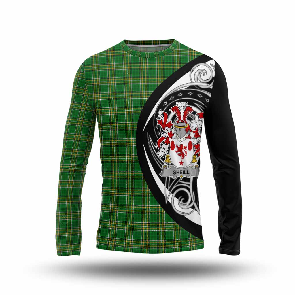 Sheill Irish Clan Long Sleeve T-Shirt Celtic Circle Style Unisex - Tartan Vibes Clothing