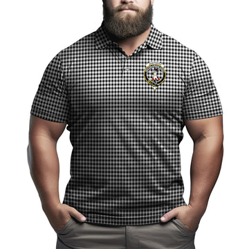Shepherd Tartan Men's Polo Shirt with Family Crest