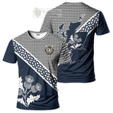 Shepherd Tartan T-Shirt Featuring Thistle and Scotland Map Kid's Shirt - Tartanvibesclothing Store
