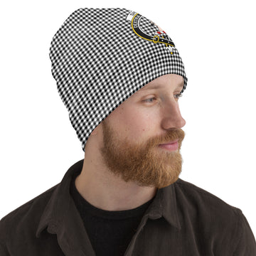 Shepherd Tartan Beanies Hat with Family Crest