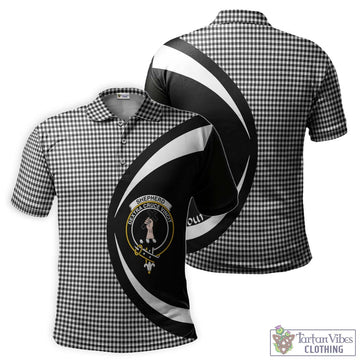 Shepherd Tartan Men's Polo Shirt with Family Crest Circle Style Kid - Tartan Vibes Clothing