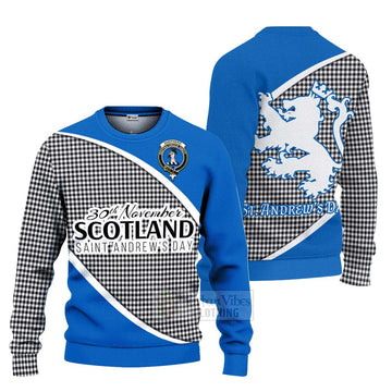 Tartan Vibes Clothing Shepherd Family Crest Tartan Knitted Sweater Celebrate Saint Andrew's Day in Style