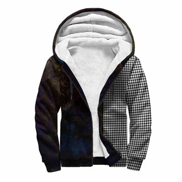 Shepherd Tartan Family Crest Sherpa Hoodie Alba Gu Brath Be Brave Lion Ancient Style