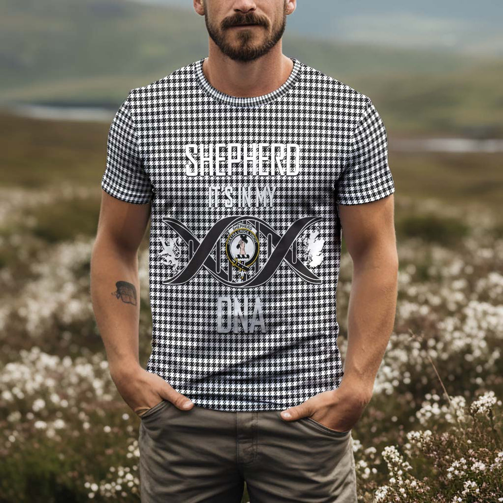 Shepherd Tartan T-Shirt with Family Crest DNA In Me Style Kid's Shirt - Tartan Vibes Clothing