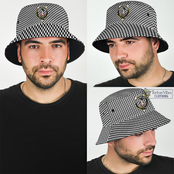 Shepherd Tartan Bucket Hat with Family Crest