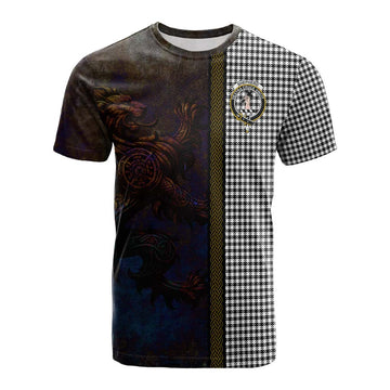 Shepherd Tartan Family Crest Cotton T-shirt Alba Gu Brath Be Brave Lion Ancient Style