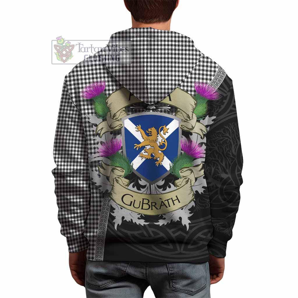 Tartan Vibes Clothing Shepherd Tartan Family Crest Hoodie Lion Rampant Royal Thistle Shield Celtic Inspired