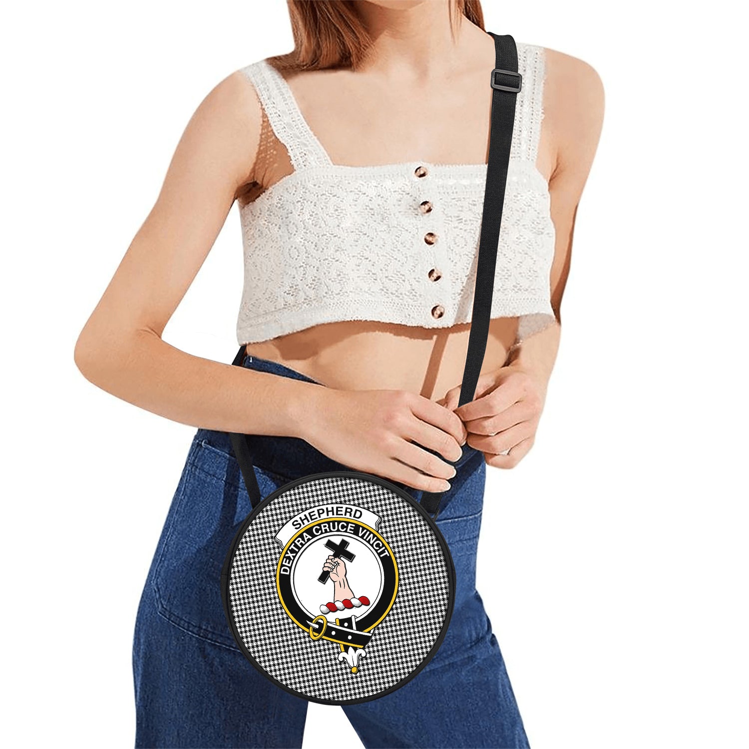 shepherd-tartan-round-satchel-bags-with-family-crest