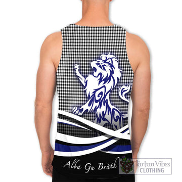 Shepherd Tartan Men's Tank Top with Alba Gu Brath Regal Lion Emblem - Tartanvibesclothing Shop