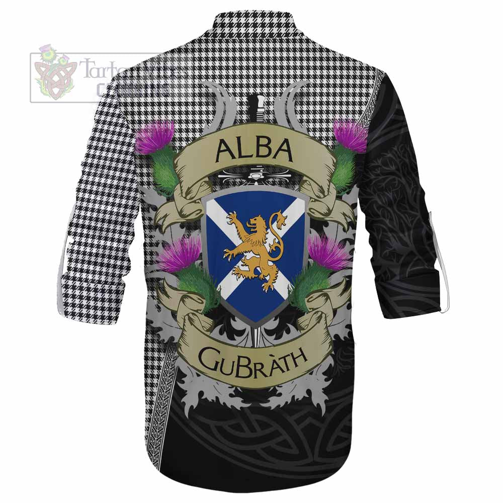 Tartan Vibes Clothing Shepherd Tartan Family Crest Ghillie Kilt Shirt Lion Rampant Royal Thistle Shield Celtic Inspired