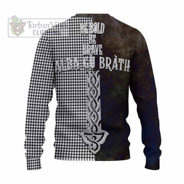 Shepherd Tartan Family Crest Knitted Sweater Alba Gu Brath Be Brave Lion Ancient Style