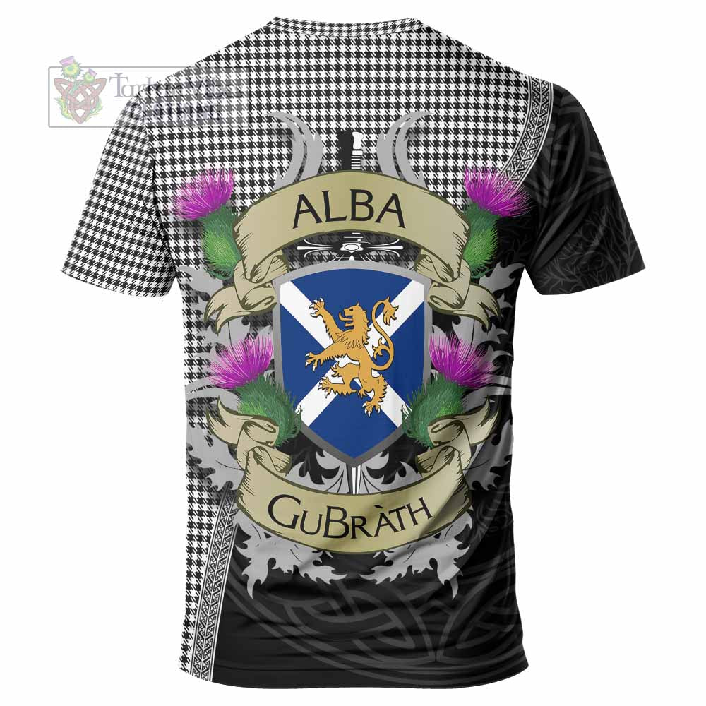 Tartan Vibes Clothing Shepherd Tartan Family Crest T-Shirt Lion Rampant Royal Thistle Shield Celtic Inspired