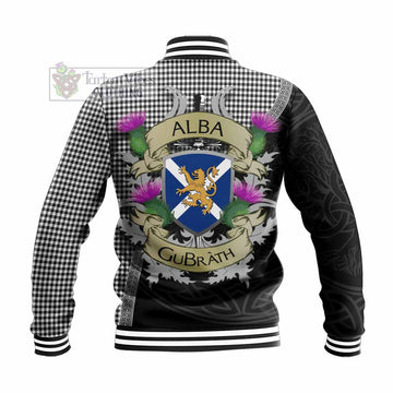 Shepherd Tartan Family Crest Baseball Jacket Lion Rampant Royal Thistle Shield Celtic Inspired