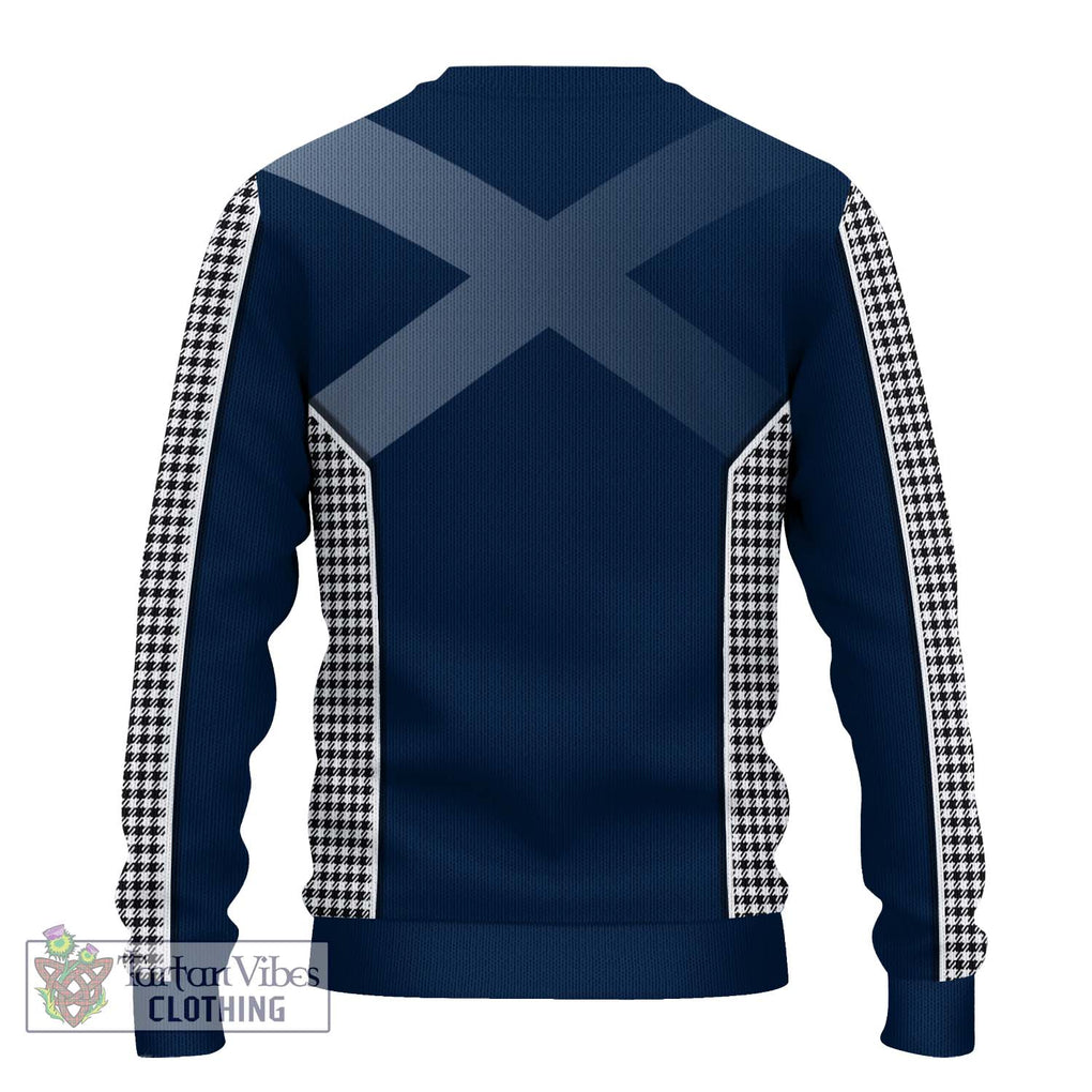 Shepherd Tartan Knitted Sweater with Family Crest and Lion Rampant Vibes Sport Style - Tartan Vibes Clothing