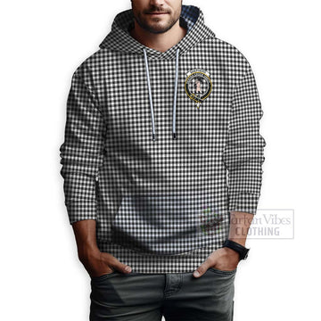 Shepherd Tartan Hoodie with Family Crest Celtic Skull Style