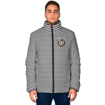 Shepherd Tartan Padded Jacket with Family Crest