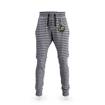 Shepherd Tartan Joggers Pants with Family Crest