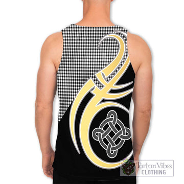 Shepherd Tartan Men's Tank Top with Family Crest and Celtic Symbol Style - Tartan Vibes Clothing