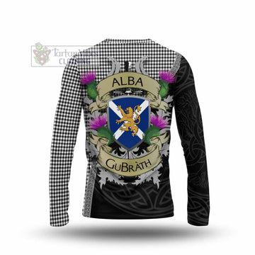 Shepherd Tartan Family Crest Long Sleeve T-Shirt Lion Rampant Royal Thistle Shield Celtic Inspired