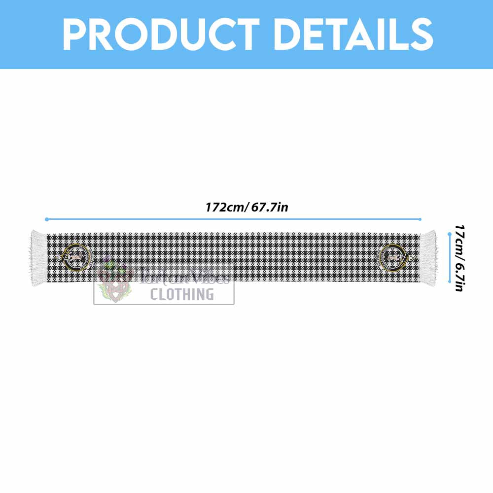 Tartan Vibes Clothing Shepherd Tartan Ruffneck Scarf with Family Crest